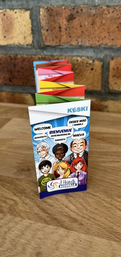 Dépliant J'HandiAccueille sur l'accueil inclusif de KESKI