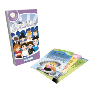 jeu de carte pour sensibiliser au handicap invisible "Les hinvisibles"