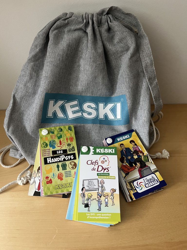 Kit de sensibilisation handicap, diversité, QVCT contenant 8 jeux de cartes KESKI