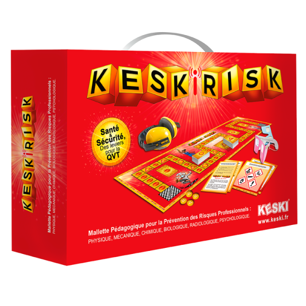 visuel de la mallette KESKIRISK pour prévenir les risques professionnels