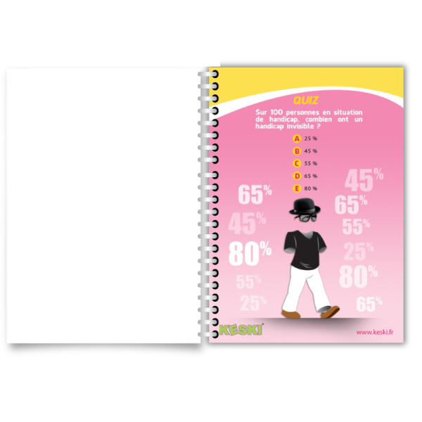 page de quiz sur le handicap invisible