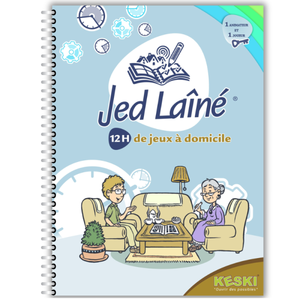 couverture du cahier d'activités de stimulation cognitive Jed L'Ainé