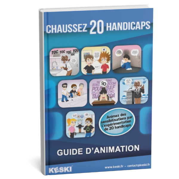 guide d'animation du kit Chaussez 20 handicaps pour sensibiliser