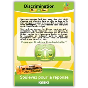 Fiche Discrimination oui/non