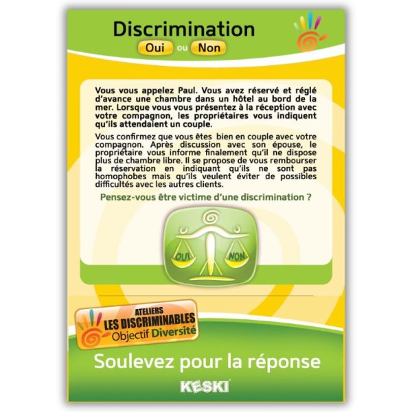 Fiche Discrimination oui/non