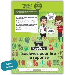 Fiche Emploi de la famille troubles anxieux