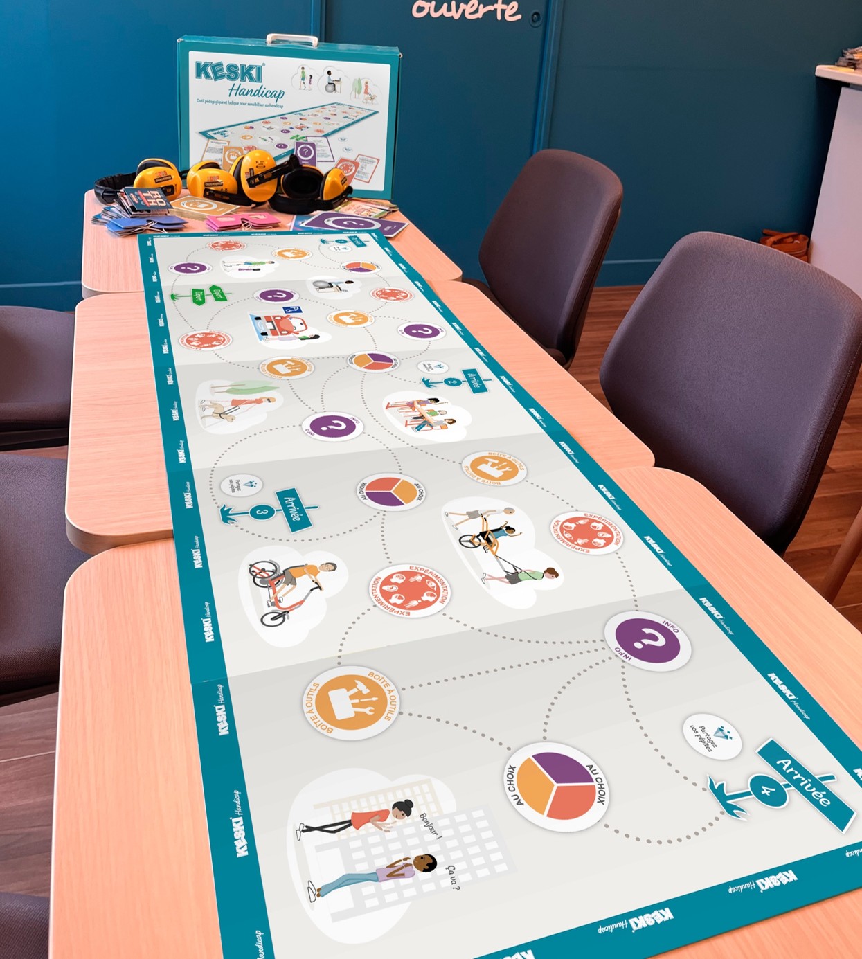 Atelier jeu de plateau handicap