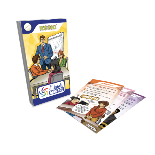 jeu de cartes J'handiManage pour sensibiliser mes managers au handicap
