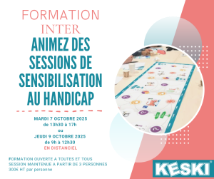 Formation Animer des sessions de sensibilisation au handicap