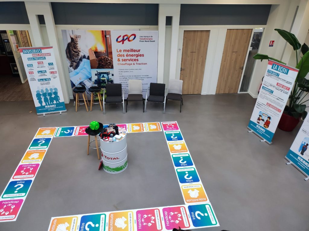Jeu géant handicap