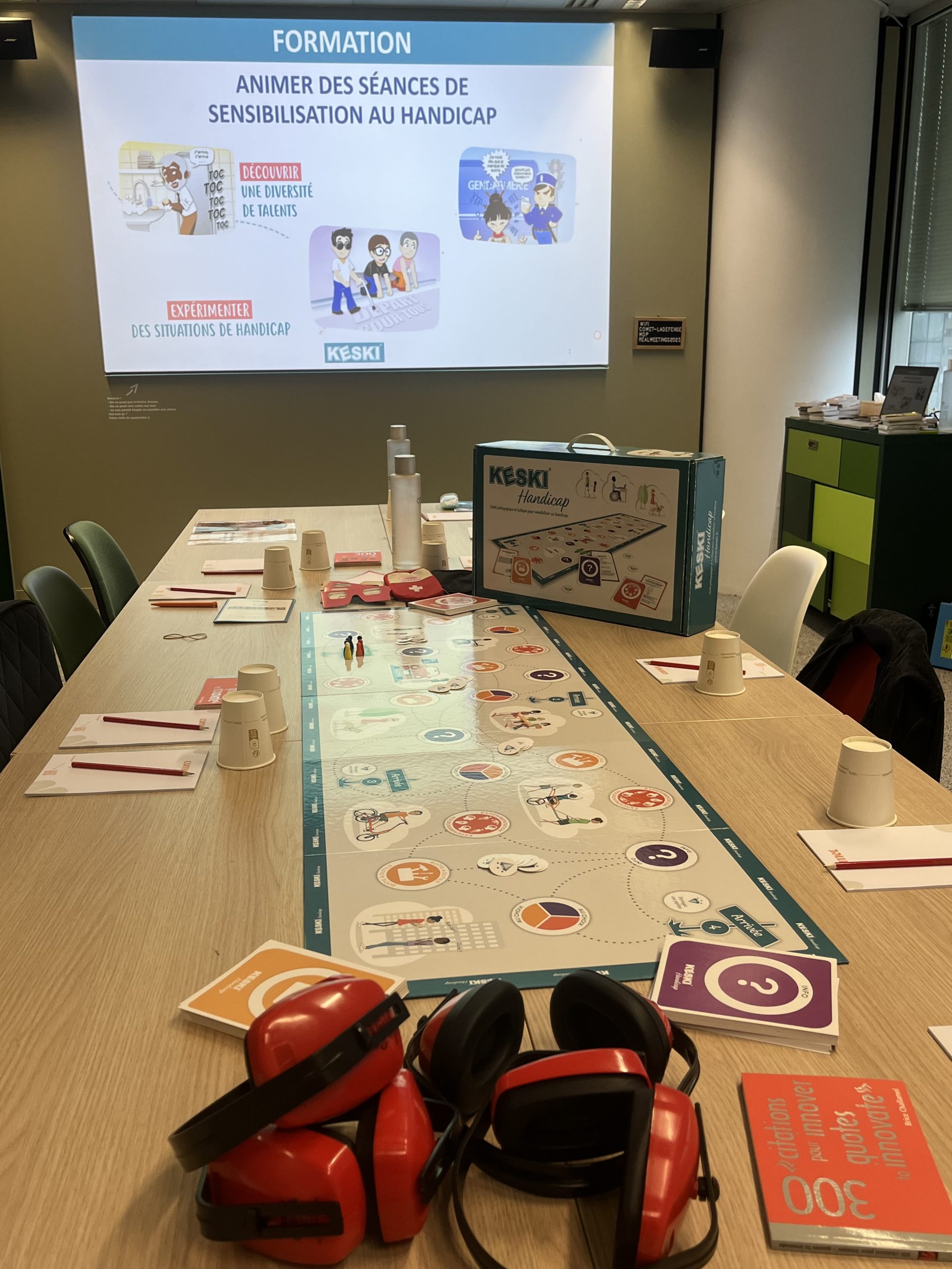 Formation avec KESKI autour du jeu de plateau KESKI Handicap