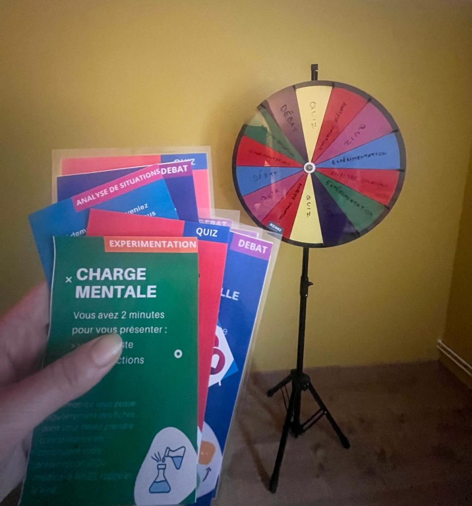 la roue de l'aidance et les cartes aidance asociées