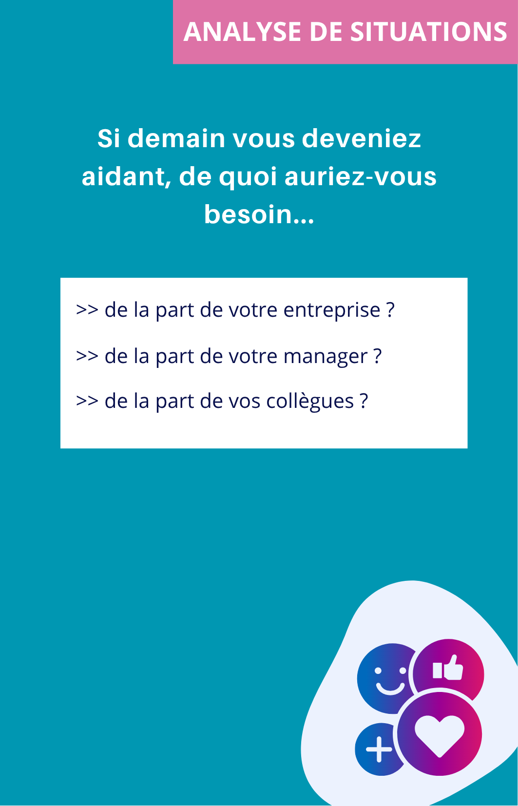 Roue de l'aidance Situations