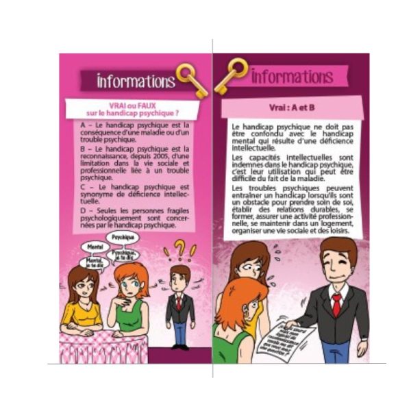 exemple faces avec un quiz sur des informations complémentaires