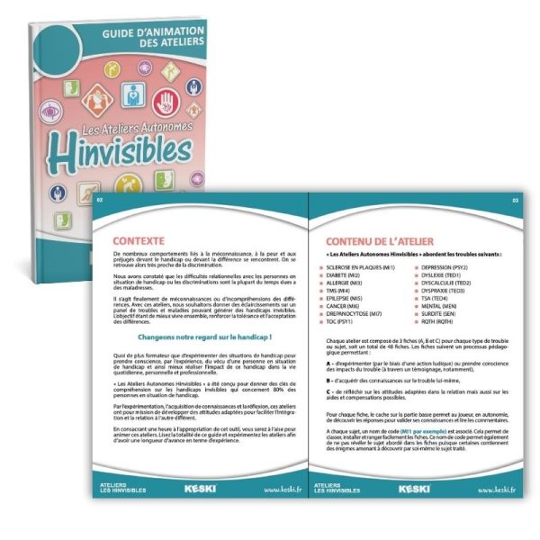 guide d'animation de l'atelier pour sensibiliser au handicap invisible