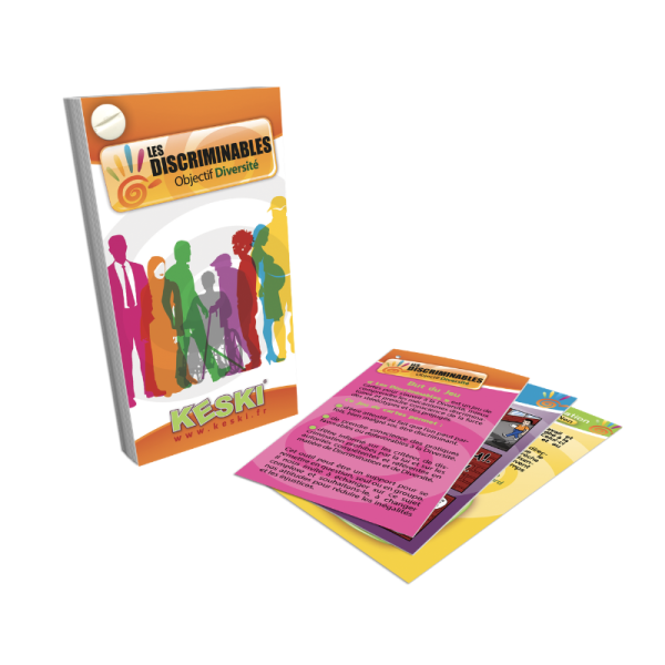 jeu de cartes Les discriminables pour sensibiliser à la diversité et prévenir les discriminations