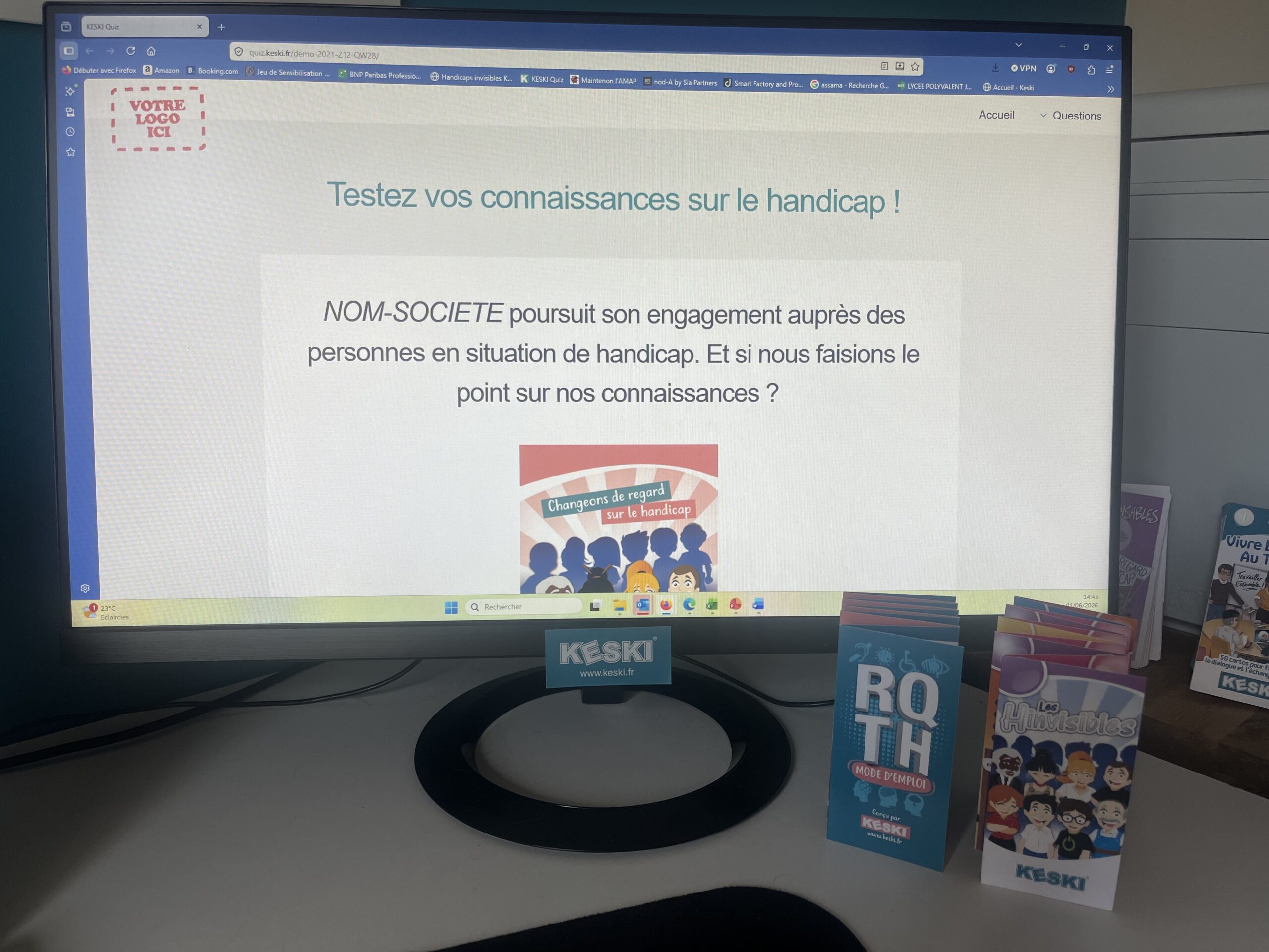 Quiz Web Handicap de sensibilisation